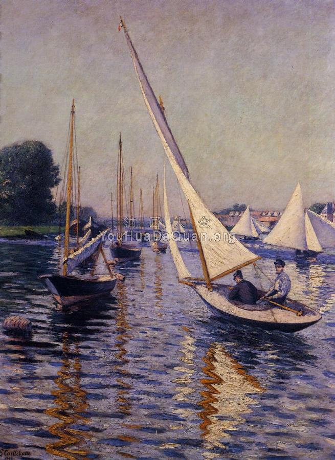 Regatta at Argenteuil - 古斯塔夫·卡里伯特